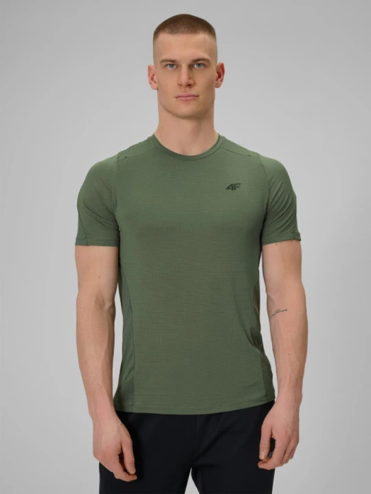 Zdjęcie produktu Męska koszulka treningowa 4F 4FWSS26TFTSM1775 - khaki