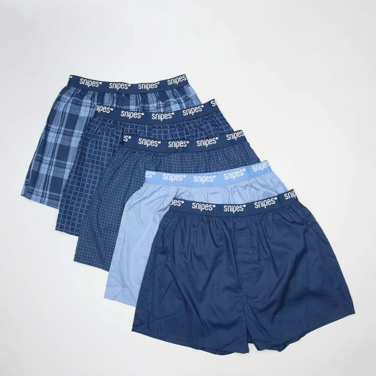Zdjęcie produktu 5 PACK - Woven Boxer SNIPES niebieski
