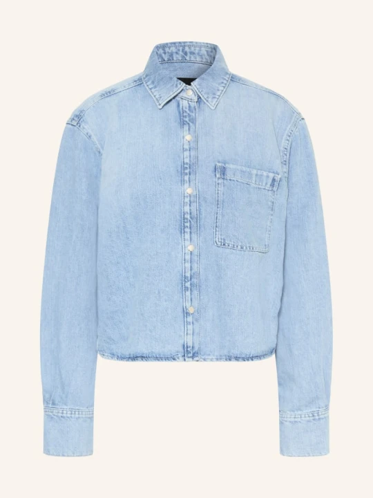 Zdjęcie produktu 7 For All Mankind Bluzka Jeansowa Ivy Z Lnem blau NIEBIESKI