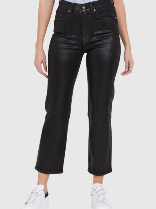Zdjęcie produktu 7 FOR ALL MANKIND Czarne spodnie damskie Logan Stovepipe Supshicoa, Rozmiar 27