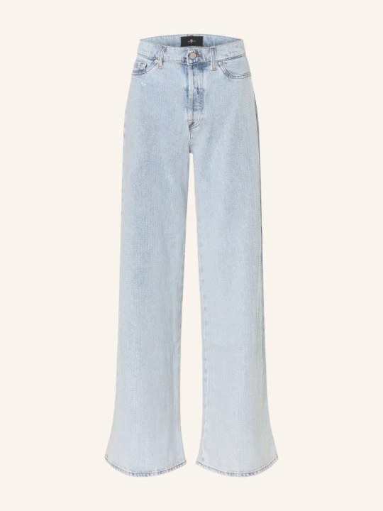 Zdjęcie produktu 7 For All Mankind Dżinsy Z Szerokimi Nogawkami Lotta Z Cekinami blau 1ZX Shimmer