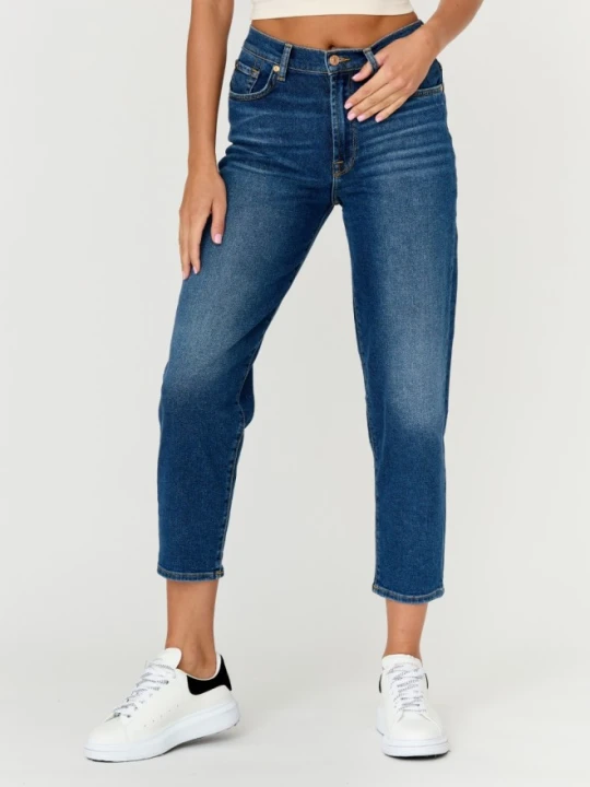 Zdjęcie produktu 7 FOR ALL MANKIND Granatowe jeansy damskie MALIA LUXE VINTAGE BLUEPRINT, Rozmiar 28