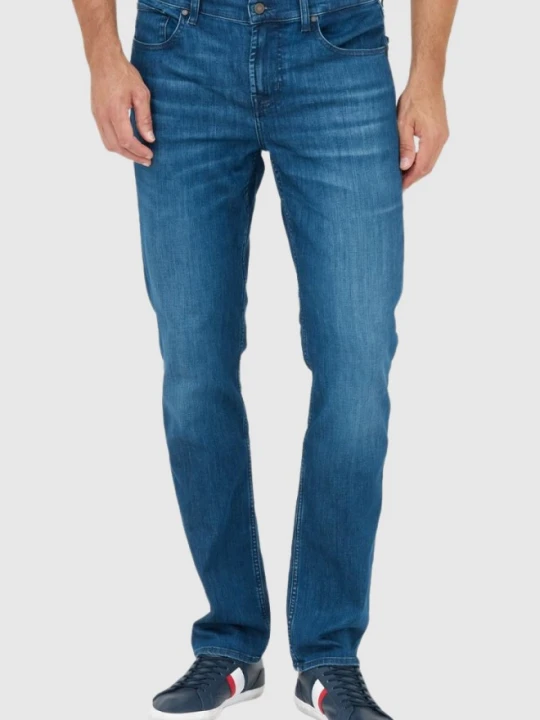 Zdjęcie produktu 7 FOR ALL MANKIND Granatowe jeansy męskie SLIMMY, Rozmiar 33 Niebieski