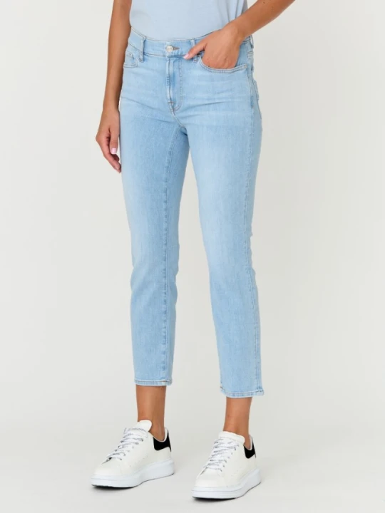 Zdjęcie produktu 7 FOR ALL MANKIND Jasne jeansy damskie Wind Catcher, Rozmiar 26 Niebieski