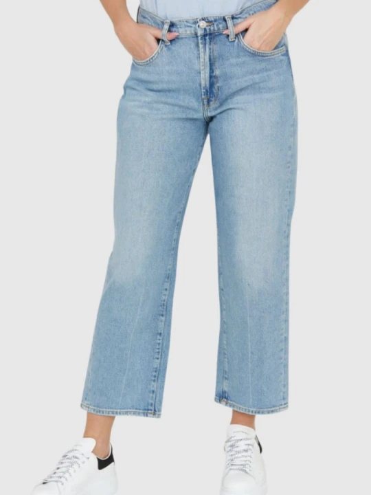 Zdjęcie produktu 7 FOR ALL MANKIND Jasnoniebieskie jeansy damskie THE MODERN STRAIGHT Air Wash, Rozmiar 25