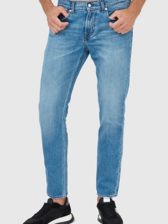 Zdjęcie produktu 7 FOR ALL MANKIND Jeansy męskie SLIMMY TAPERED SPECIAL EDITION LAID BACK, Rozmiar 31 Niebieski