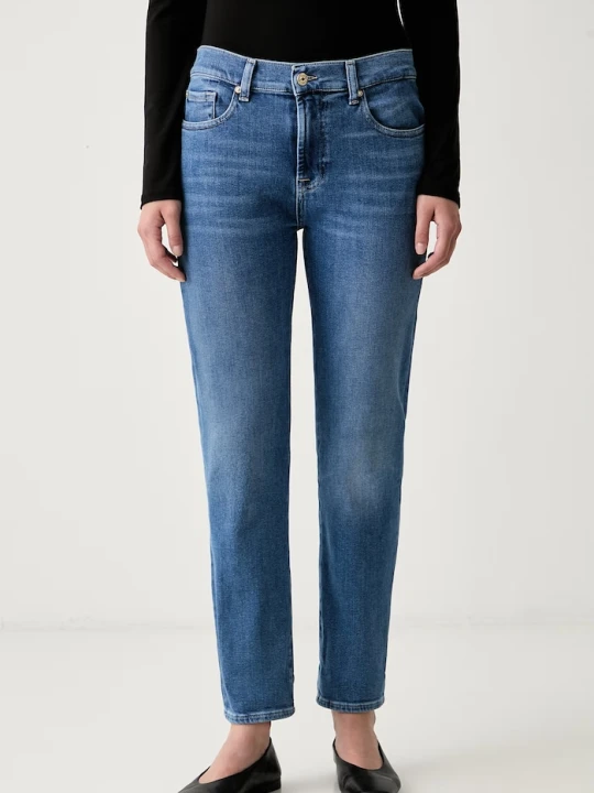 Zdjęcie produktu 7 FOR ALL MANKIND jeansy skinny damskie niebieski