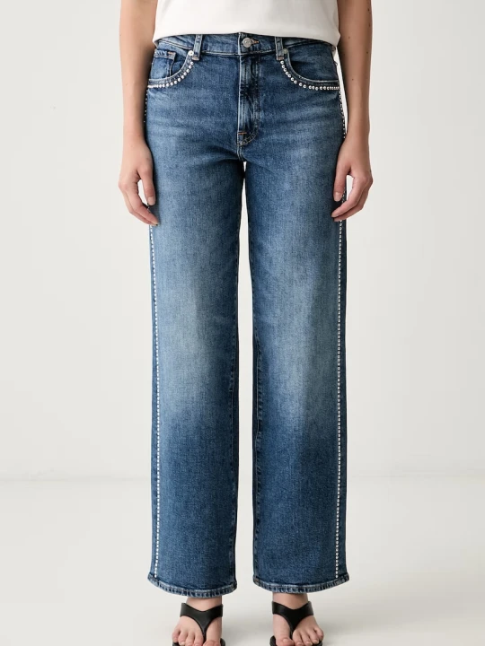 Zdjęcie produktu 7 FOR ALL MANKIND jeansy straight damskie