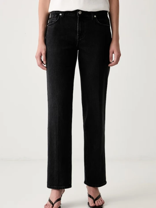 Zdjęcie produktu 7 FOR ALL MANKIND jeansy straight damskie czarny