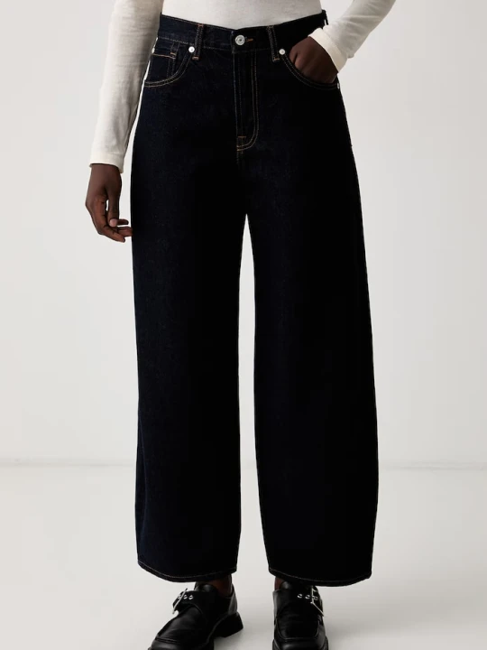 Zdjęcie produktu 7 FOR ALL MANKIND jeansy straight damskie granatowy