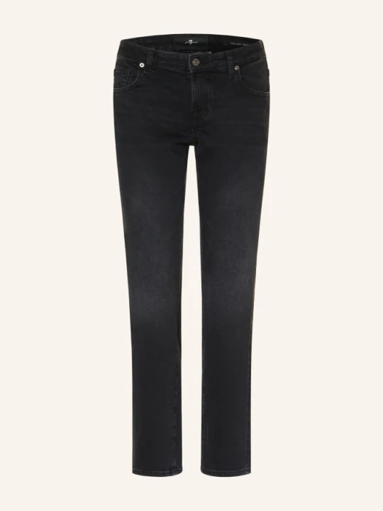 Zdjęcie produktu 7 For All Mankind Jeansy Straight Low Cigarette schwarz 43V AFTERDARK