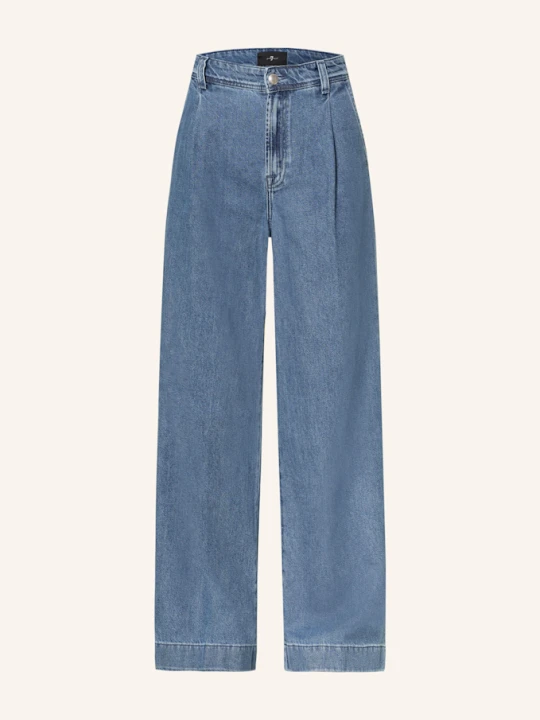 Zdjęcie produktu 7 For All Mankind Jeansy Wide Leg Pleated Trouser blau 1BB Hilo