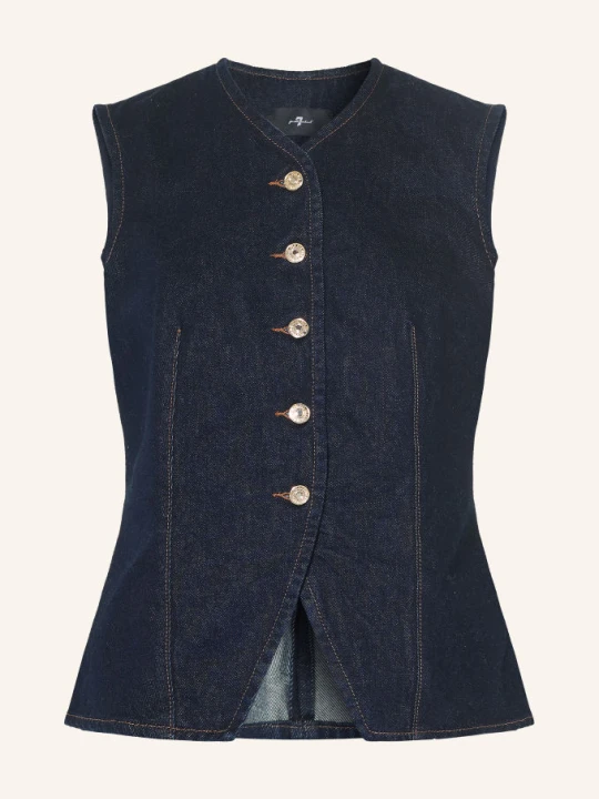 Zdjęcie produktu 7 For All Mankind Kamizelka Dżinsowa blau GRANATOWY