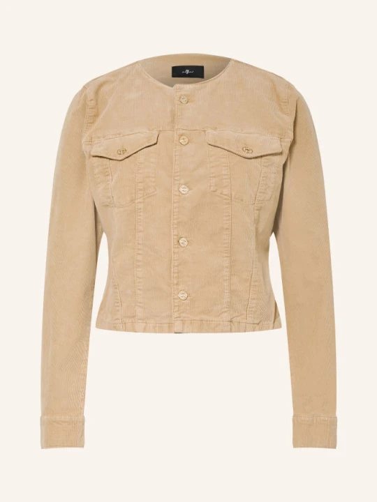 Zdjęcie produktu 7 For All Mankind Kurtka Z Sztruksu Vicky beige