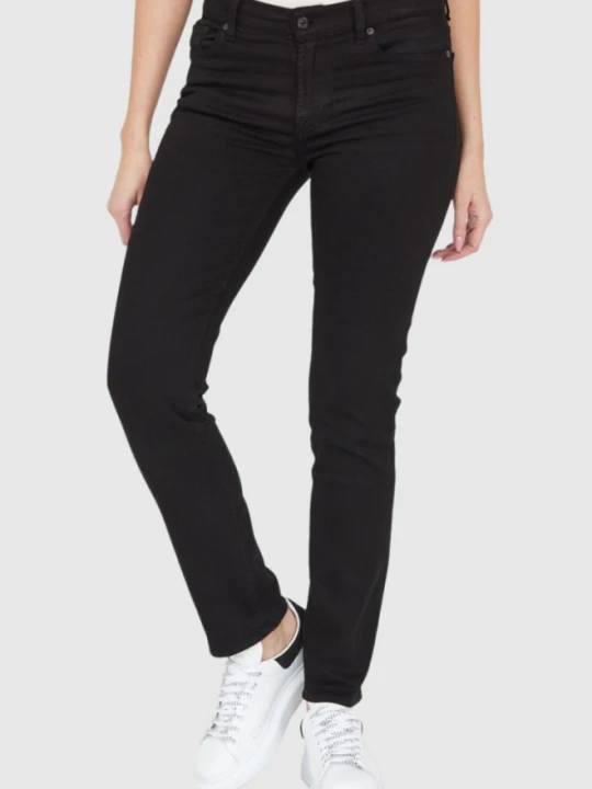 Zdjęcie produktu 7 FOR ALL MANKIND Lekkie czarne jeansy damskie Roxanne BAIR ECO RINSED BLACK, Rozmiar 32