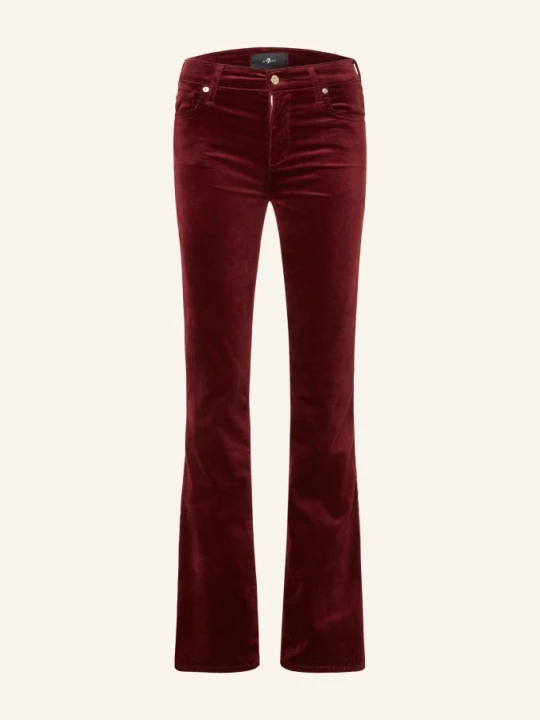 Zdjęcie produktu 7 For All Mankind Spodnie Dżinsowe The Leggy rot CIEMNOCZERWONY