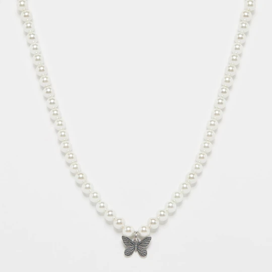 Zdjęcie produktu 925 Butterfly Pearl Chain Fainz srebrny