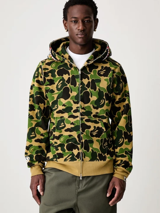 Zdjęcie produktu A Bathing Ape ABC Camo 2nd Shark bluza rozpinana z kapturem bawełniana męska