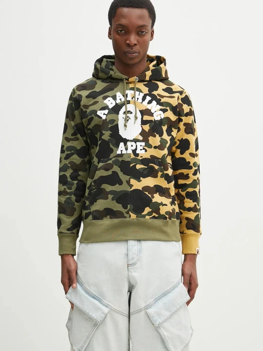 Zdjęcie produktu A Bathing Ape bluza bawełniana 1St Camo Separate