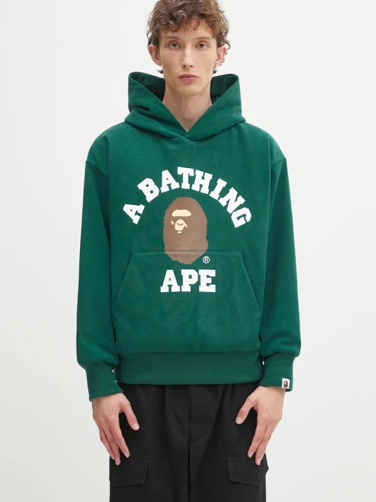 Zdjęcie produktu A Bathing Ape bluza bawełniana College puffy