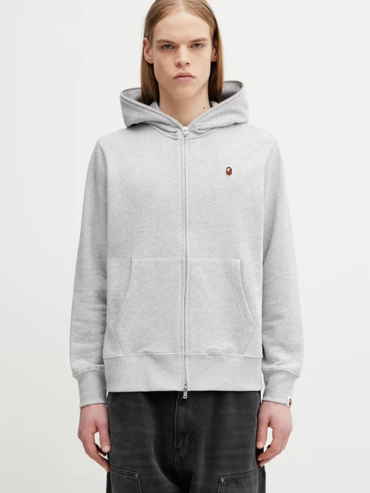 Zdjęcie produktu A Bathing Ape One Point bluza rozpinana z kapturem męska z bawełną
