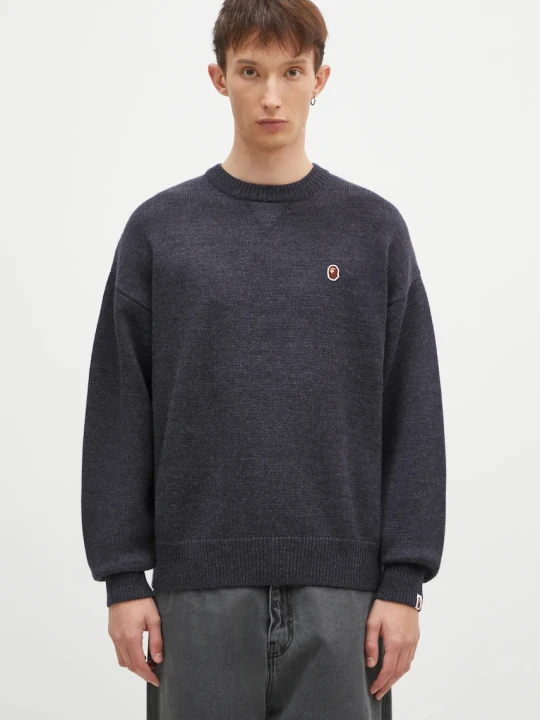 Zdjęcie produktu A Bathing Ape sweter wełniany One Point