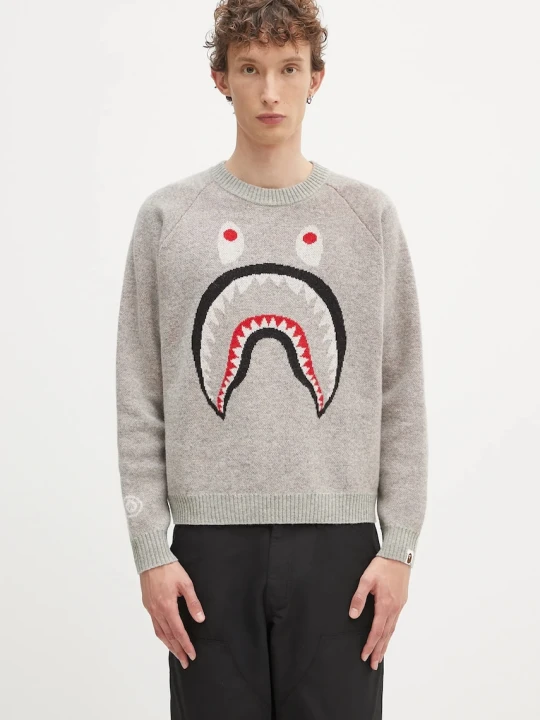 Zdjęcie produktu A Bathing Ape sweter wełniany Shark