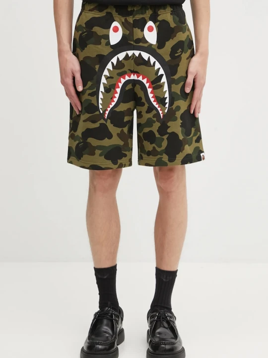 Zdjęcie produktu A Bathing Ape szorty bawełniane Camo Shark