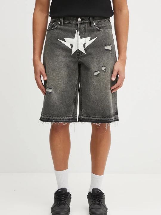 Zdjęcie produktu A Bathing Ape szorty jeansowe Destroyed Sta