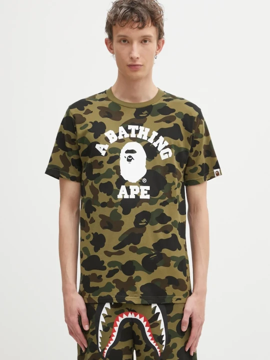 Zdjęcie produktu A Bathing Ape t-shirt bawełniany Camo College