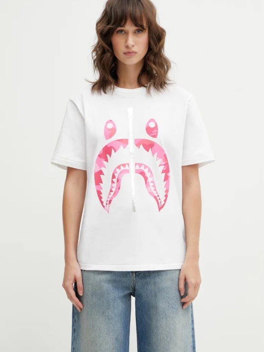 Zdjęcie produktu A Bathing Ape t-shirt bawełniany Camo Shark