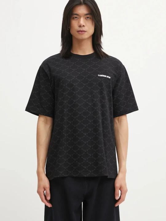 Zdjęcie produktu A Bathing Ape t-shirt bawełniany College Monogram Logo