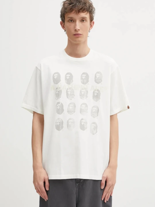 Zdjęcie produktu A Bathing Ape t-shirt bawełniany Garment Dye Logo