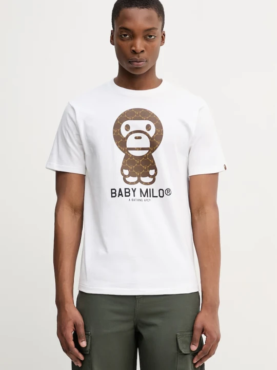 Zdjęcie produktu A Bathing Ape t-shirt bawełniany Palm Tree Camo