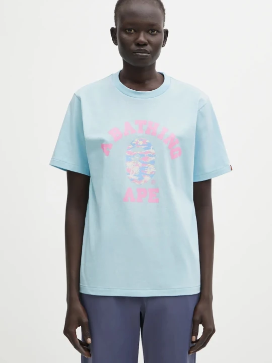 Zdjęcie produktu A Bathing Ape t-shirt bawełniany Palm Tree Camo