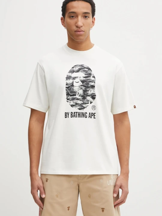 Zdjęcie produktu A Bathing Ape t-shirt bawełniany Palm Tree Camo