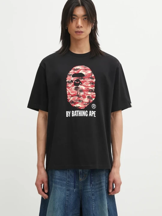 Zdjęcie produktu A Bathing Ape t-shirt bawełniany Palm Tree Camo