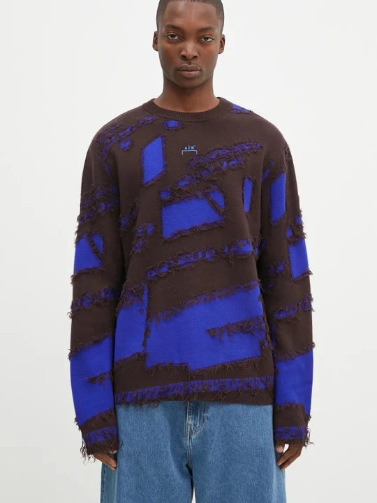 Zdjęcie produktu A-COLD-WALL* sweter wełniany Frontage Knit Crewneck