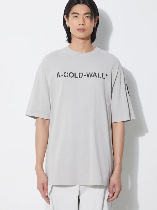 Zdjęcie produktu A-COLD-WALL* t-shirt bawełniany Overdye Logo T-Shirt