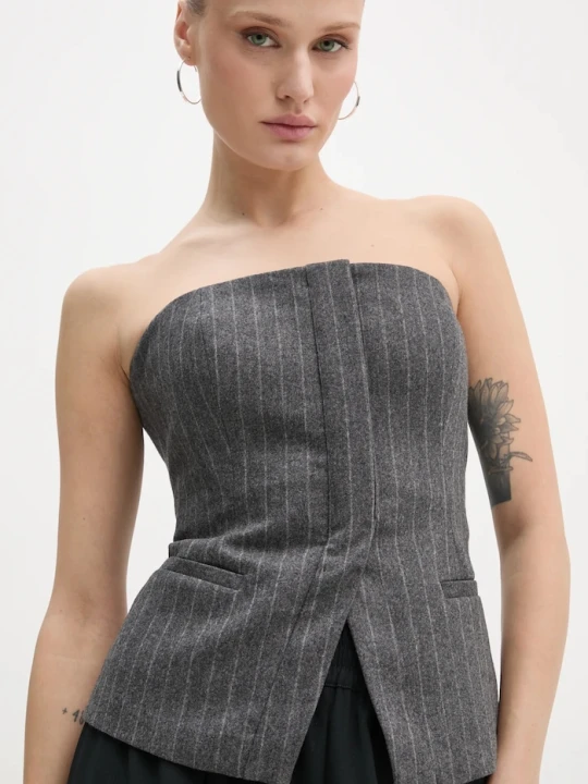Zdjęcie produktu A.L.C. bluzka wełniana Renee szary