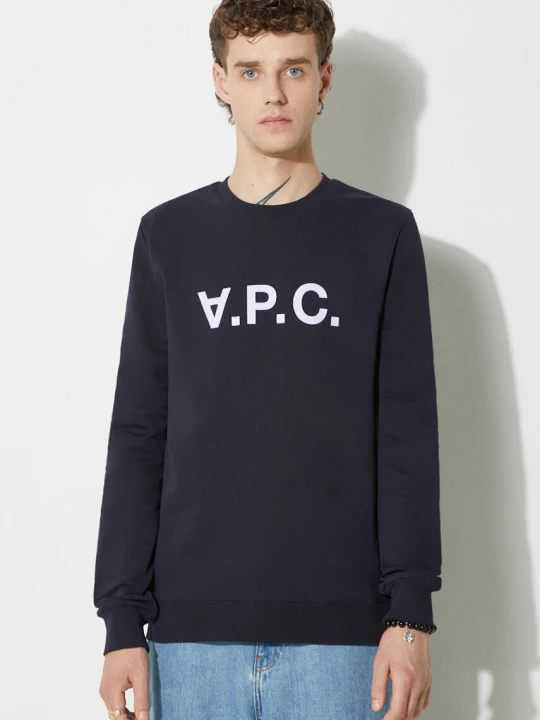 Zdjęcie produktu A.P.C. Bluza Sweat Vpc COECQ-H27378 BLACK bluza bawełniana męska