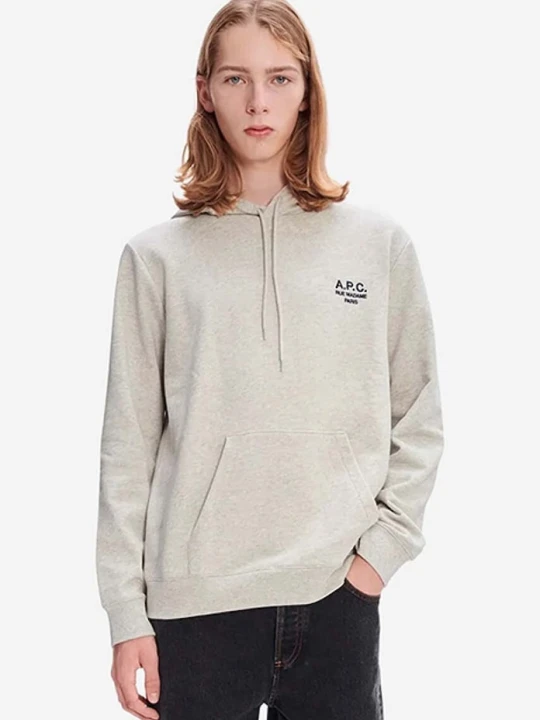 Zdjęcie produktu A.P.C. bluza bawełniana Marvin szary