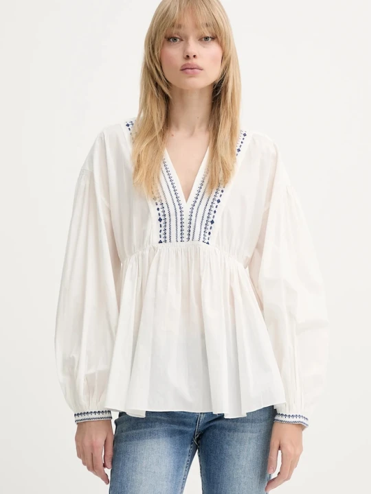 Zdjęcie produktu A.P.C. bluzka blouse vera beżowy