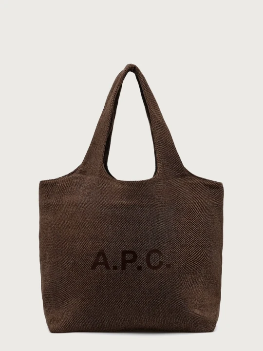 Zdjęcie produktu A.P.C. damska tote z wełną tote ninon brązowy