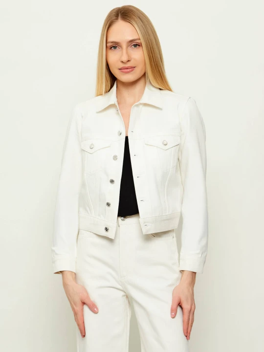Zdjęcie produktu A.P.C. Jeansowa kurtka Dion | Regular Fit biały