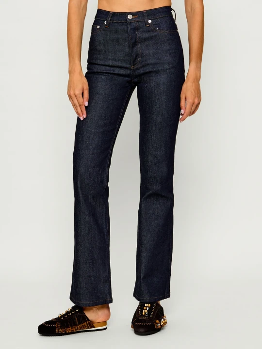 Zdjęcie produktu A.P.C. Jeansy Romy | flare fit granatowy