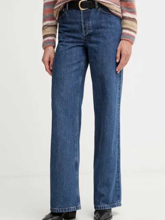 Zdjęcie produktu A.P.C. jeansy straight damskie jean elisabeth niebieski