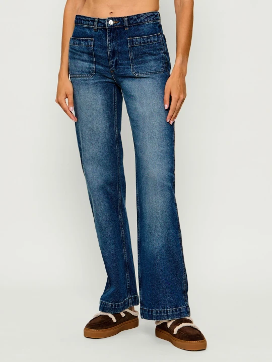 Zdjęcie produktu A.P.C. Jeansy Victoria | flare fit niebieski