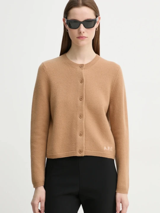 Zdjęcie produktu A.P.C. kardigan wełniany cardigan mila