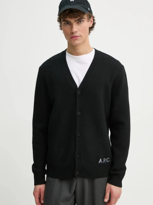 Zdjęcie produktu A.P.C. kardigan wełniany kenny